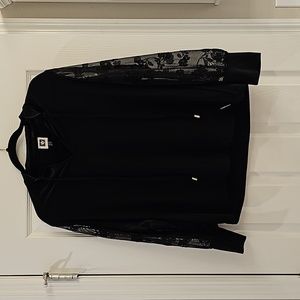 Anne Klein lace blouse Large
